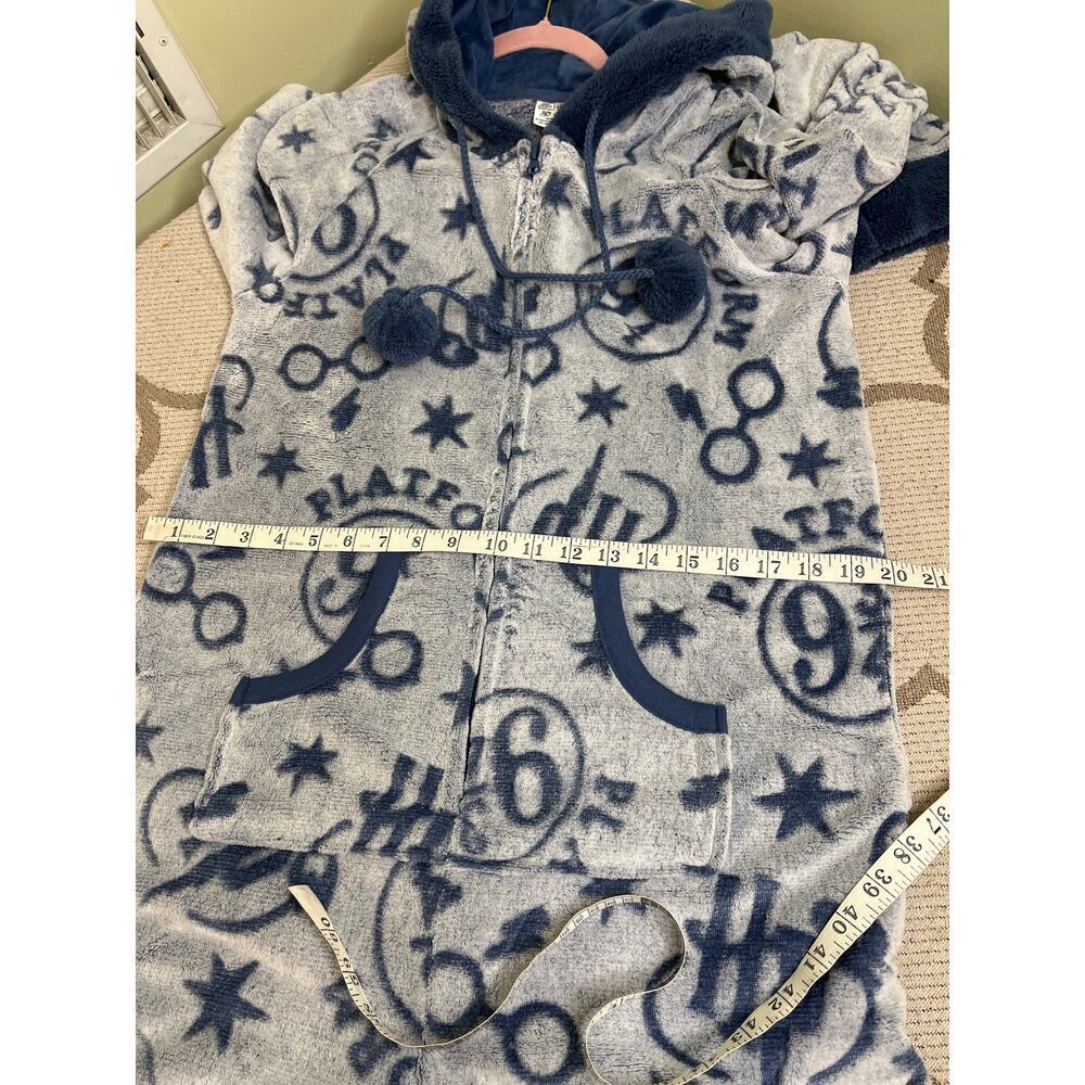 Harry Potter Women Adult Plush Fleece onesie Hooded Sleepwear,size medium, NWT - Picture 12 of 16